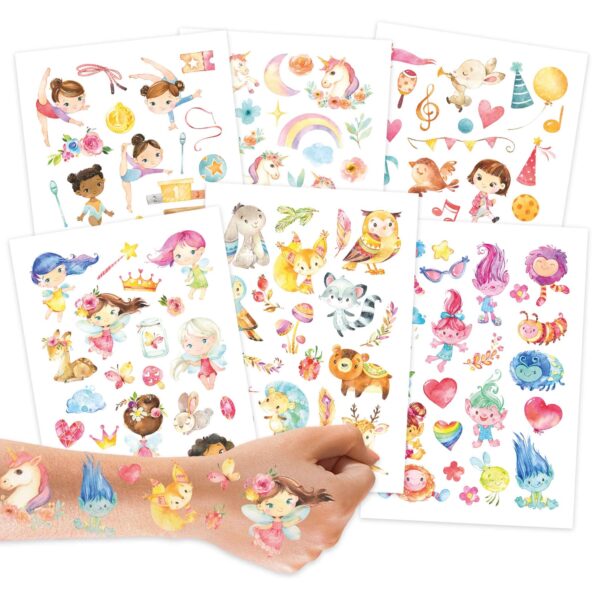 Kindertattoos – Feen und Trolle