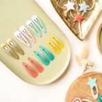 48 Haarspangen & Haargummies – Regenbogen pink – Bild 6