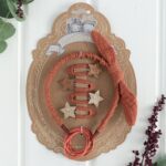 Musselin Haar-Accessoires Set – Rostrot – Bild 4