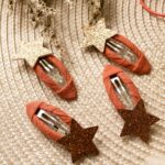 Musselin Haar-Accessoires Set – Rostrot – Bild 6