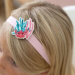 Haarschmuck Set – Haarreif mit Patches – Meerjungfrau – Bild 2