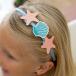 Haarschmuck Set – Haarreif mit Patches – Meerjungfrau – Bild 4