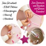 Haarschmuck Set – Haarreif mit Patches – Sterne – Bild 5