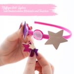 Haarschmuck Set – Haarreif mit Patches – Sterne – Bild 6