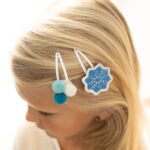 Haarschmuck Set – Haarreif mit Patches – Eisprinzessin – Bild 2