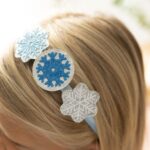 Haarschmuck Set – Haarreif mit Patches – Eisprinzessin – Bild 3