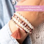 4 Perlenarmbänder – POSITIVITY und SELFLOVE – Bild 3
