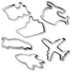 6 Keks-Ausstecher Fahrzeuge