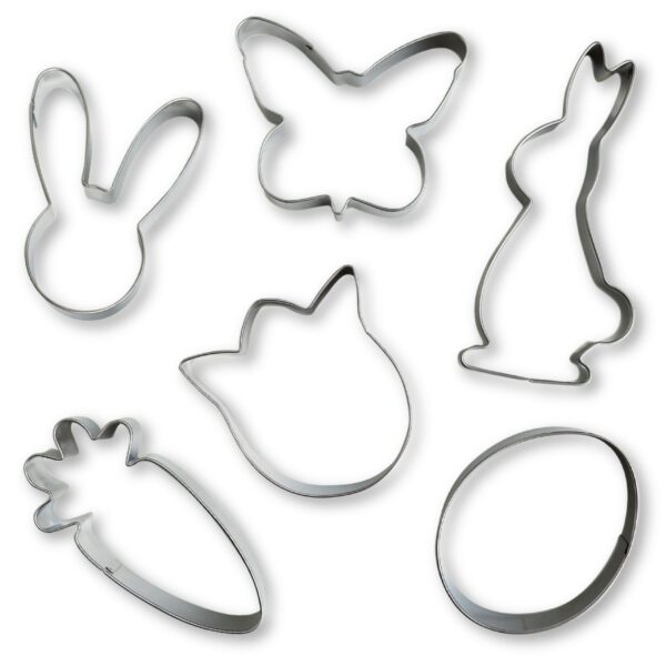 6 Keks-Ausstecher Ostern Set 3