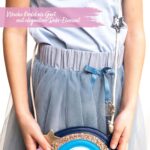 Kinderhandtasche – Regenbogen blau – Bild 5