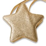 Kinderhandtasche – Stern Gold glitter