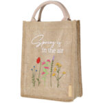 Jutetasche Hello Spring