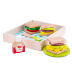 Schneide-Spiel - Mittagessen-Picknick - Box 18 Stück – Bild 3