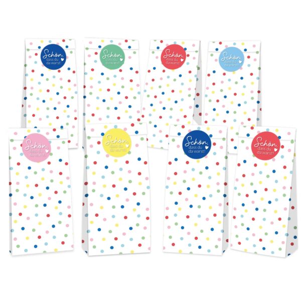 24 Geburtstagstüten – Konfetti