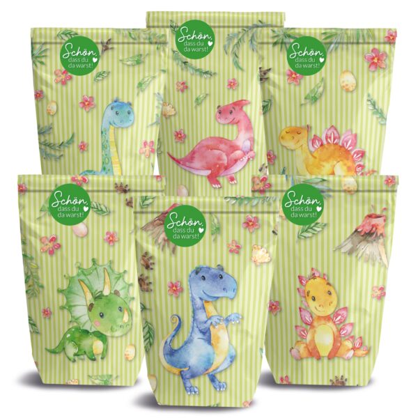 12 Geschenktüten zum Geburtstag – Dinos
