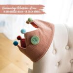 Geburtstagskrone Musselin - Rotbraun – Bild 5