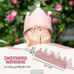 Musselinkrone mit goldenen Akzenten – Rosa – Bild 3