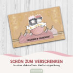 Musselinkrone mit goldenen Akzenten – Rosa – Bild 5