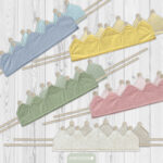 Musselinkrone mit goldenen Akzenten – Rosa – Bild 7