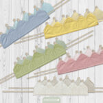 Musselinkrone mit goldenen Akzenten – Mint – Bild 7