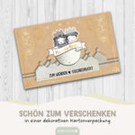 Musselinkrone mit goldenen Akzenten- Beige – Bild 5