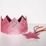 Glitzerkrone und Zauberstab - Pink - Set 1 – Bild 2