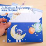 Briefblock Set - Astronauten - Set 4 – Bild 6
