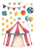 Wandtattoos - Zirkus - Set 3 – Bild 3