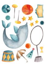 Wandtattoos - Zirkus - Set 3 – Bild 7