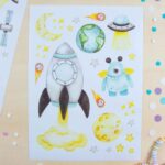 Wandtattoos - Astronauten - Set 4 – Bild 8