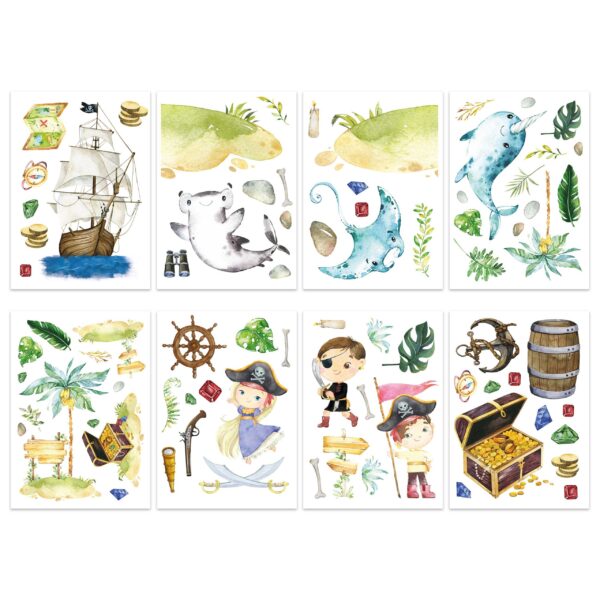 Wandtattoos - Piraten - Set 9