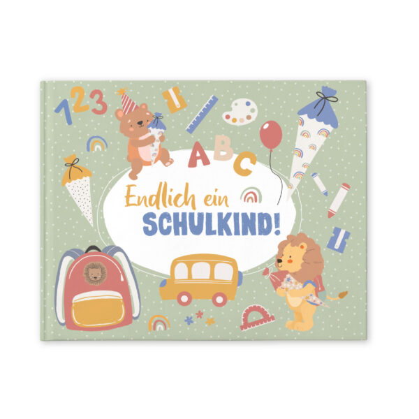 Freundebuch für die Schulzeit – Schule Pastell