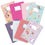 8er Set Heftumschläge - Unter Wasser + Einhorn - Set 4