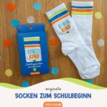 Schulkind Socken Blau- Set 02 – Bild 2