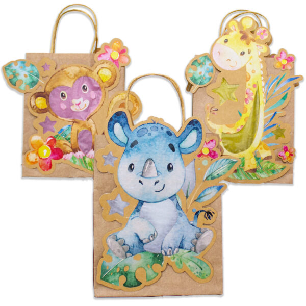 3 Kinderlaternen Wildtiere/Afrika - Set 8