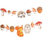 Girlanden - Eichhörnchen und Igel - Set 3