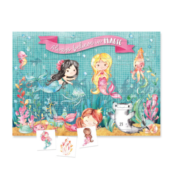 Tattoo Kalender - Meerjungfrau - Set 1