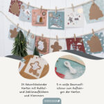 Rubbel-Adventskalender Cheerful Christmas – Bild 3
