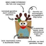 Adventskalender Rentiere - mit blauen Bäuchen – Bild 2
