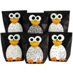 Adventskalender gestanzt - Pinguin - schwarz weiß – Bild 2