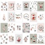 Karten Adventskalender international/englisch - Set 7 – Bild 2