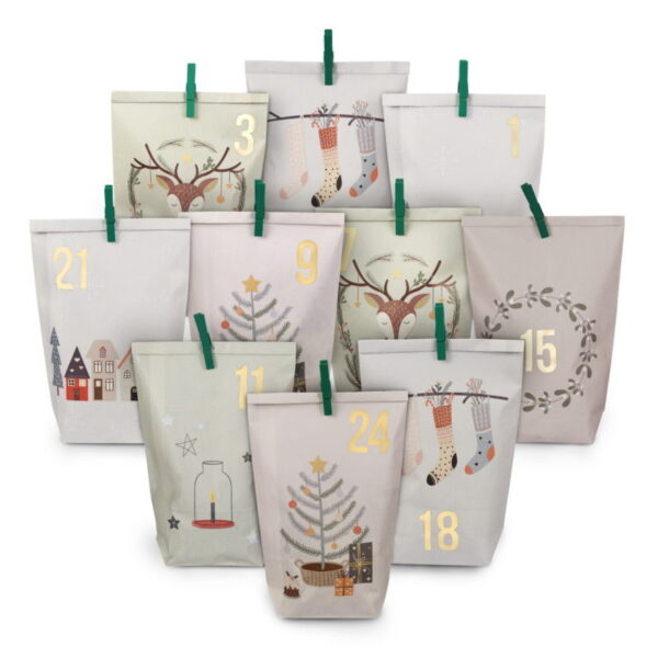 Adventskalender Pastell
