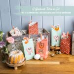 12 Geschenktüten mit Anhängern zu Ostern - PN3 Boho - Set 9 – Bild 2
