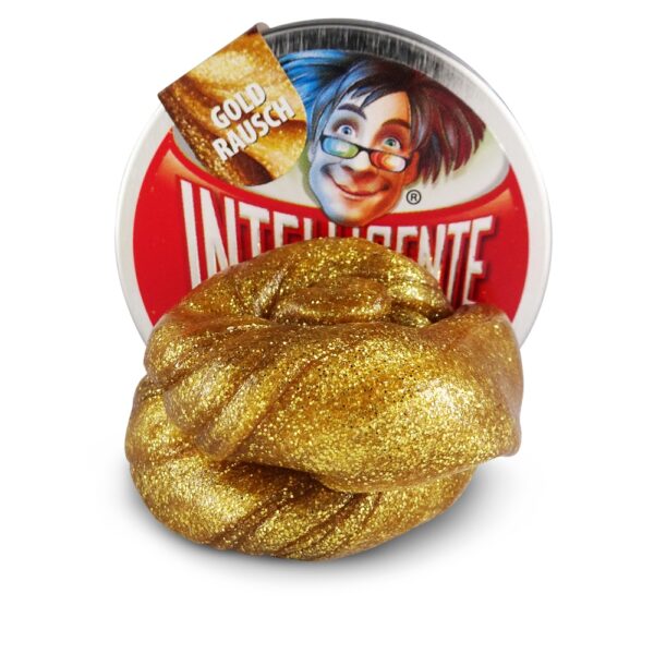 Intelligente Knete Kleine Dosen Goldrausch