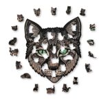 Aniwood Puzzle Motiv Katze (M) – Bild 3