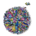 Aniwood Puzzle Motiv Graffiti Blumen (M) – Bild 9