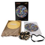 Aniwood Puzzle Motiv Graffiti Weltall (M) – Bild 2