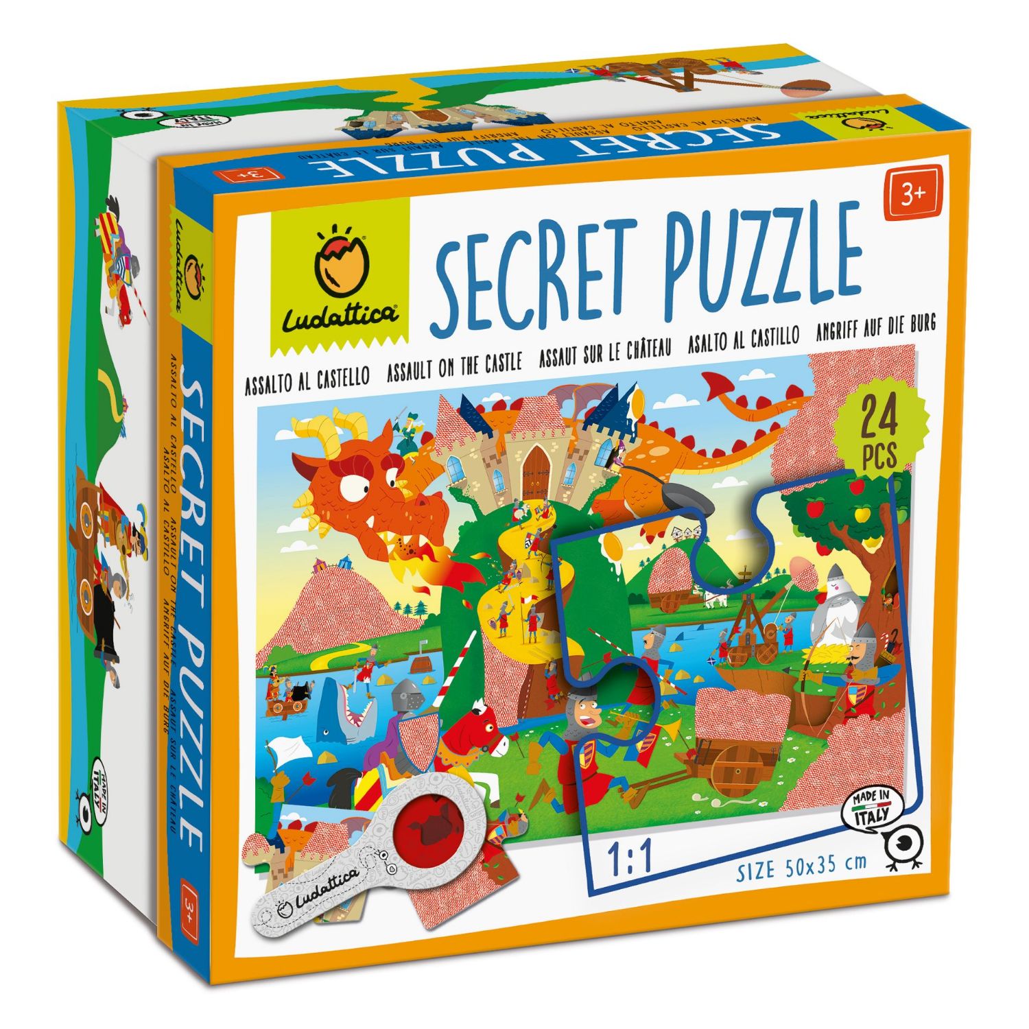 Secret Puzzle - Angriff auf die Burg (24 Teile)