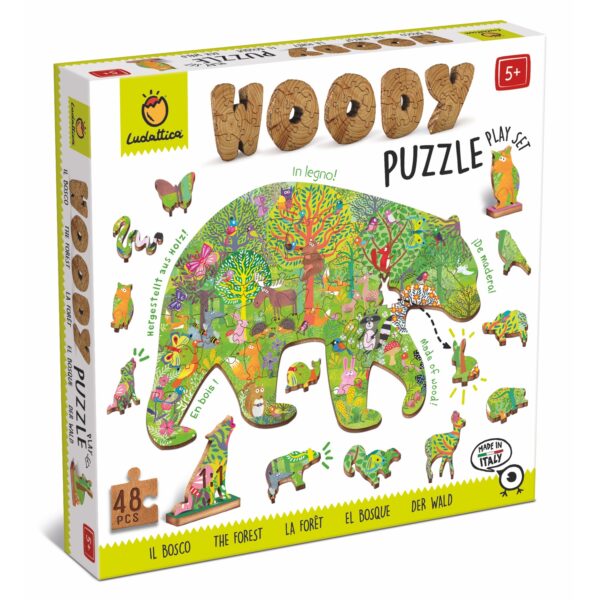 WOODY Puzzle - Holzpuzzle Wald