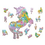 WOODY Puzzle - Holzpuzzle Einhorn – Bild 2